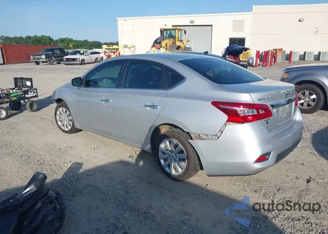 2017 Nissan Sentra S из США, поврежденный, VIN 3N1AB7AP2HY404828